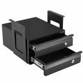 Organizer per Scrivania VEVOR con Cassetto Estraibile a Due Strati, 365x335x250 mm, Nero