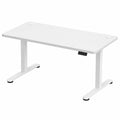 Scrivania Elettrica Regolabile in Altezza 120x60 cm per Ufficio e Casa, Bianco