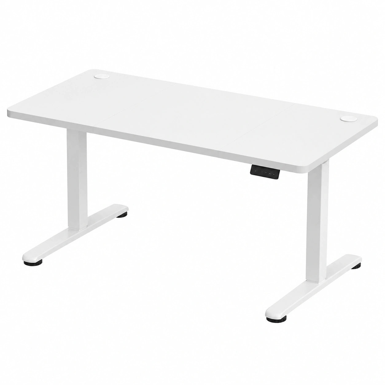 Scrivania Elettrica Regolabile in Altezza 120x60 cm per Ufficio e Casa, Bianco