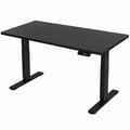 Scrivania Regolabile in Altezza Elettrica, 160x80 cm, Supporti Telescopici, Piano Diviso