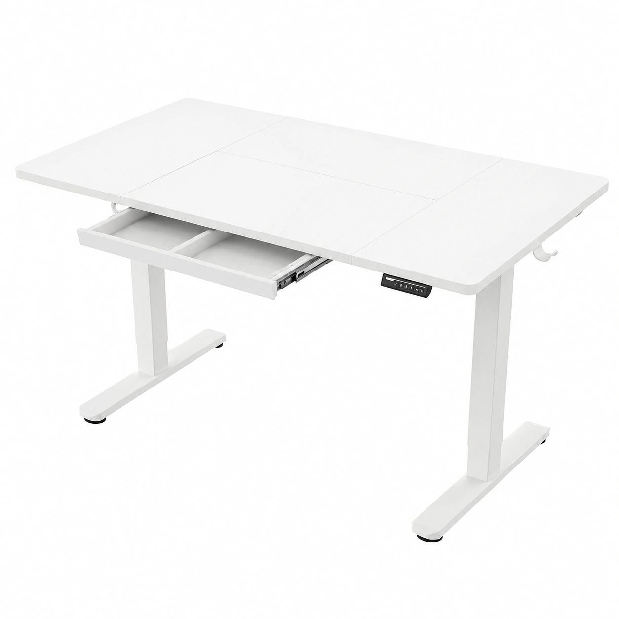 Scrivania Ergonomica Regolabile Bianca con Memoria Intelligente e Design Stabile