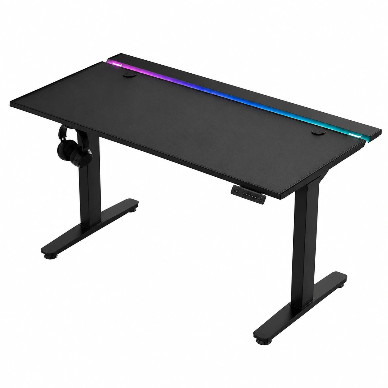 Ultradesk Scrivania Gaming Regolabile con LED e Gestione Cavi